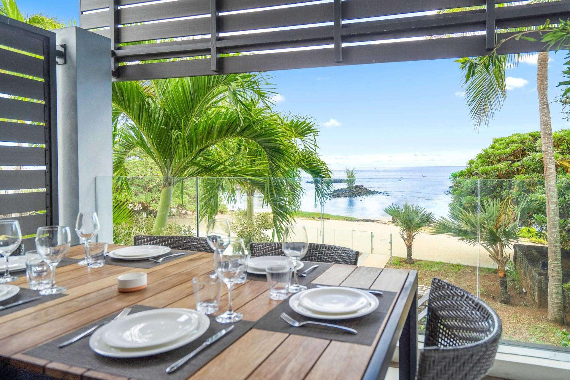 Kanope Bay - Holiday Beachfront Apartments Pointe aux Biches Exteriér fotografie
