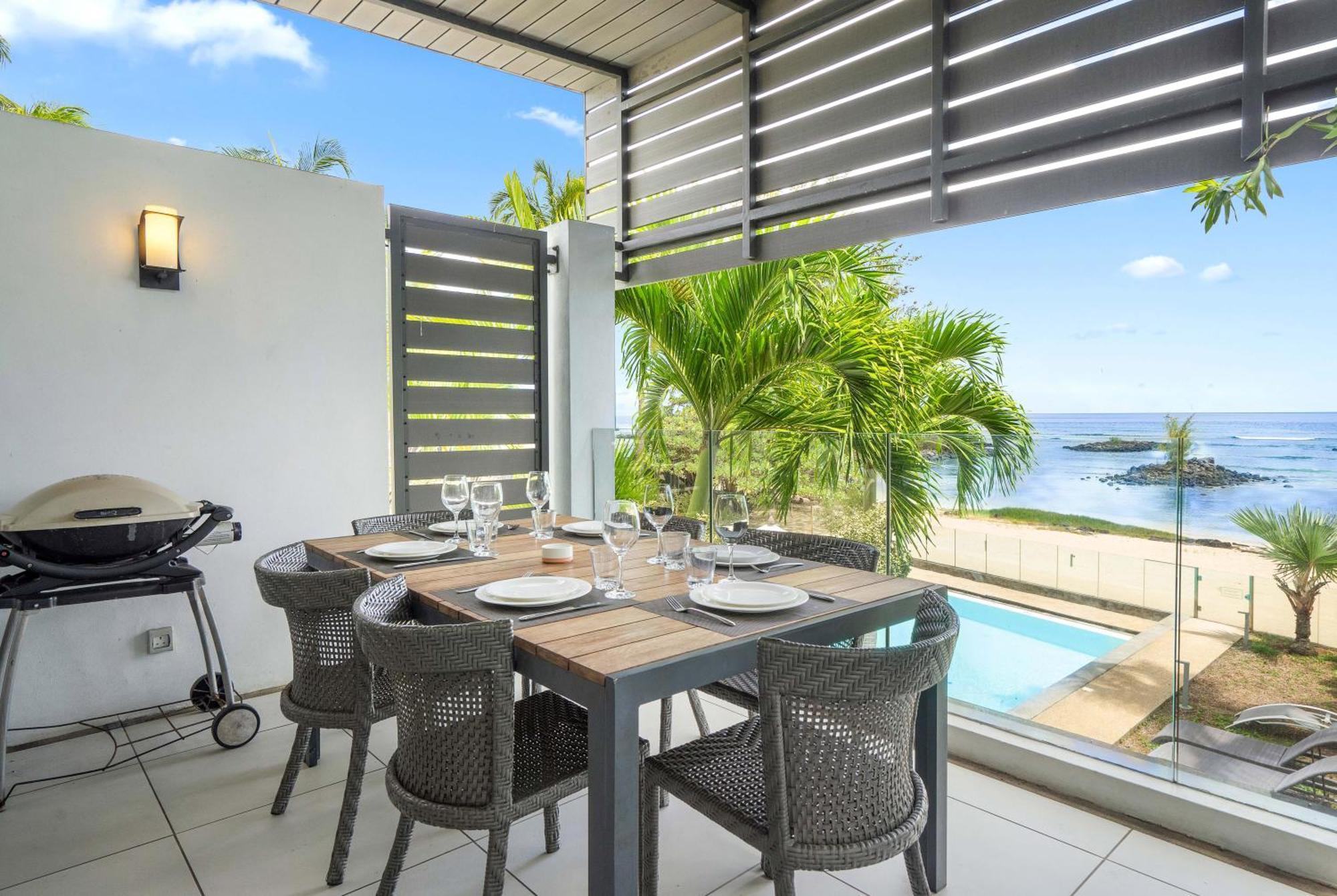 Kanope Bay - Holiday Beachfront Apartments Pointe aux Biches Exteriér fotografie